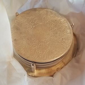 7pc Silver coaster set